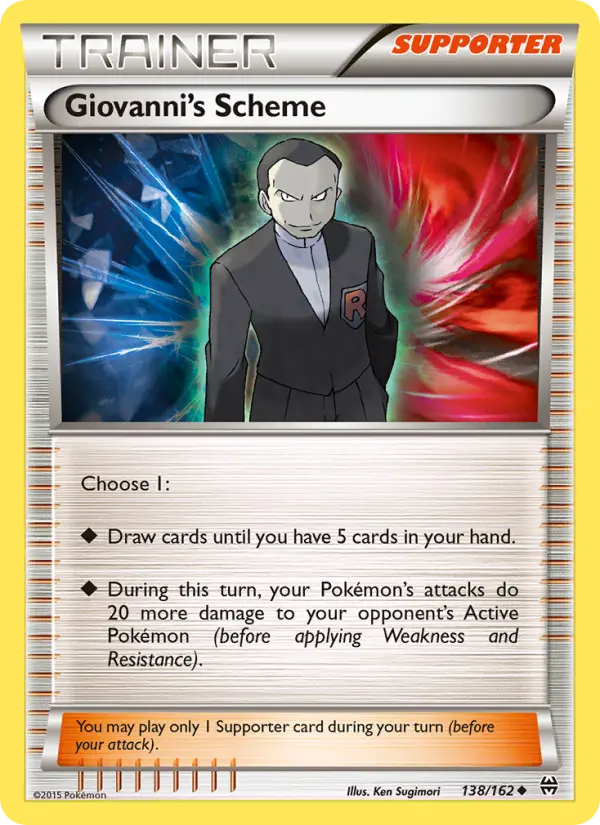 Giovanni's Scheme Uncommon Pokemon card #138 from BREAKthrough
