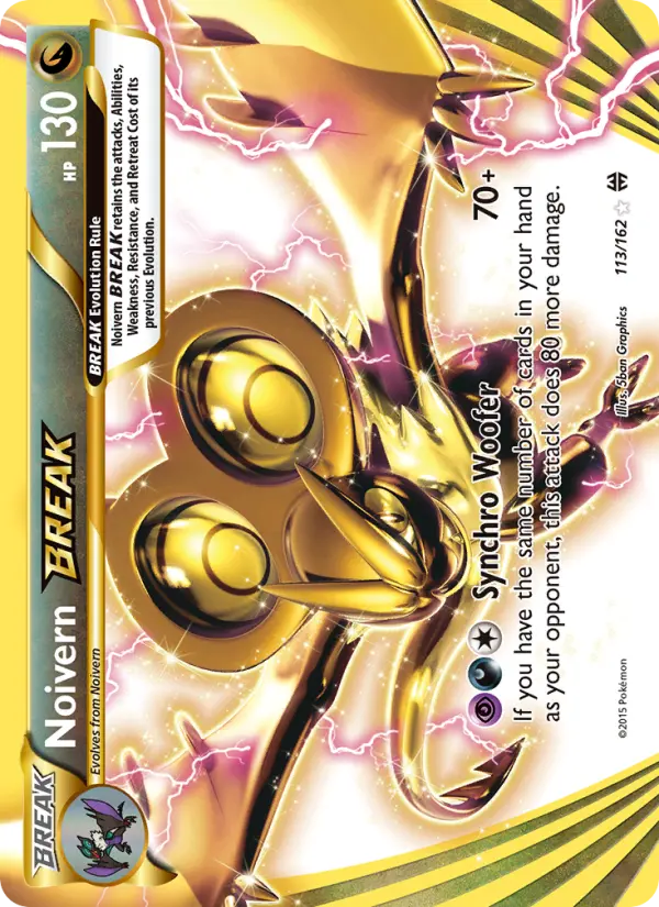 Noivern BREAK Ultra Rare Pokemon card #113 from BREAKthrough