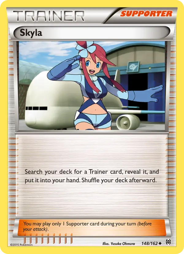 Skyla Uncommon Pokemon card #148 from BREAKthrough