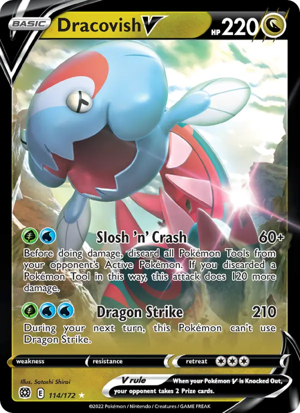 Dracovish Pokemon card artwork