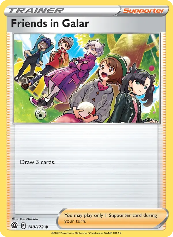Friends in Galar Uncommon Pokemon card #140 from Brilliant Stars