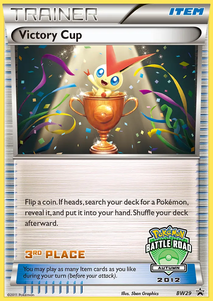 Victory Cup Common Pokemon card #BW29 from BW Black Star Promos