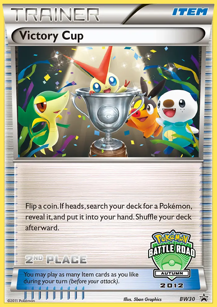 Victory Cup Common Pokemon card #BW30 from BW Black Star Promos