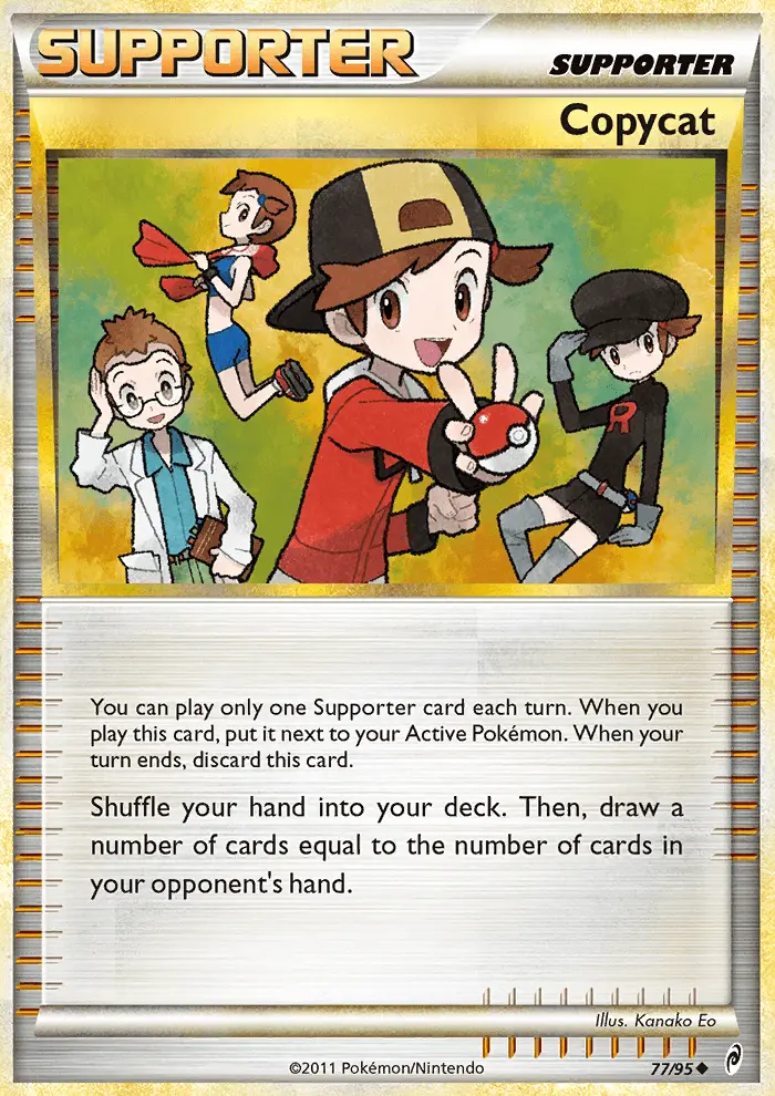 Copycat Uncommon Pokemon card #77 from Call of Legends