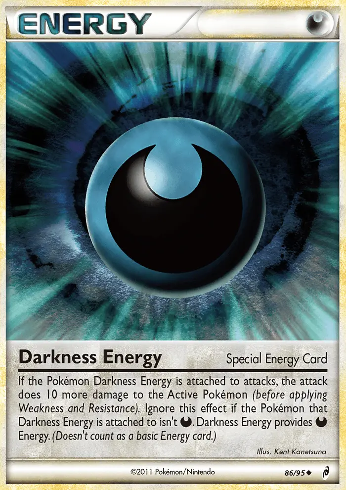 Darkness Energy Uncommon Pokemon card #86 from Call of Legends