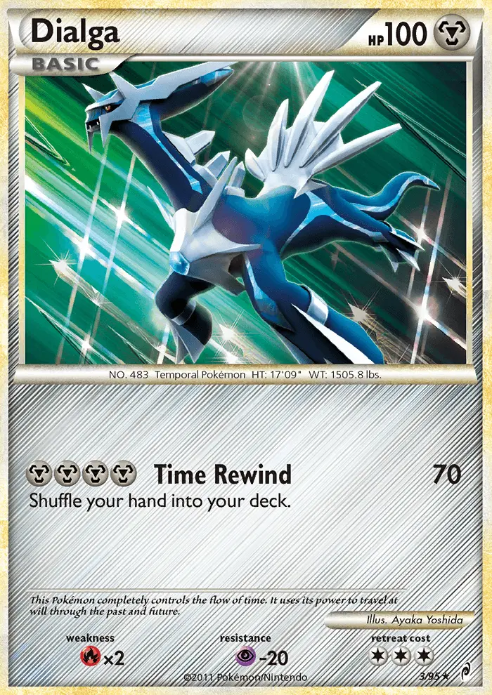 Dialga Rare Holo Pokemon card #3 from Call of Legends