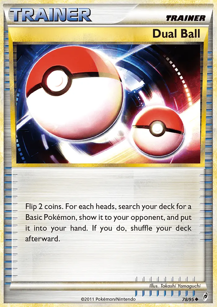 Dual Ball Uncommon Pokemon card #78 from Call of Legends
