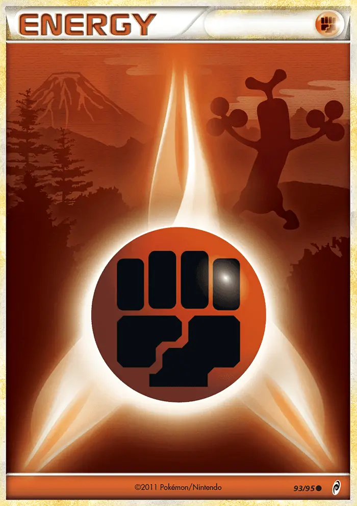 Fighting Energy Common Pokemon card #93 from Call of Legends