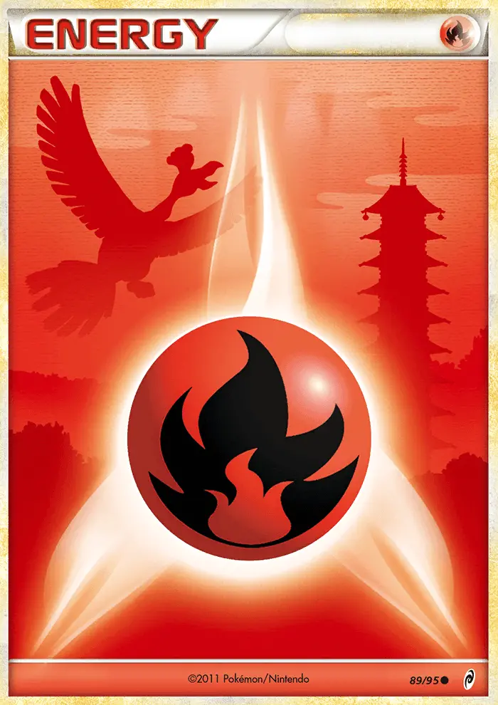 Fire Energy Common Pokemon card #89 from Call of Legends