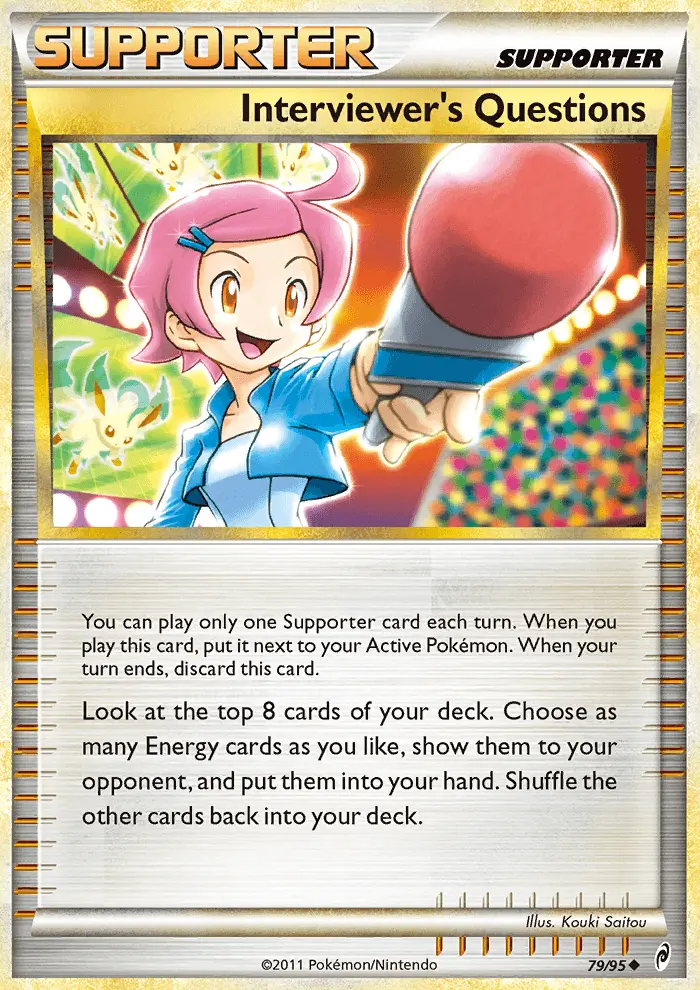 Interviewer's Questions Uncommon Pokemon card #79 from Call of Legends
