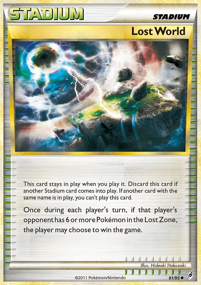 Lost World Uncommon Pokemon card #81 from Call of Legends