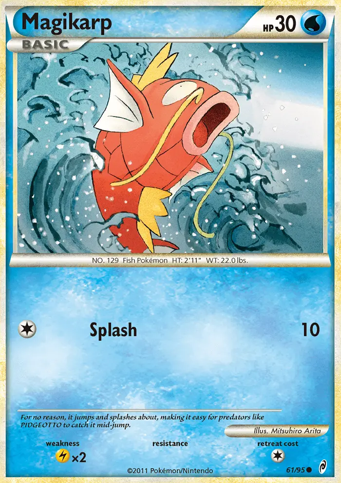 Magikarp Common Pokemon card #61 from Call of Legends