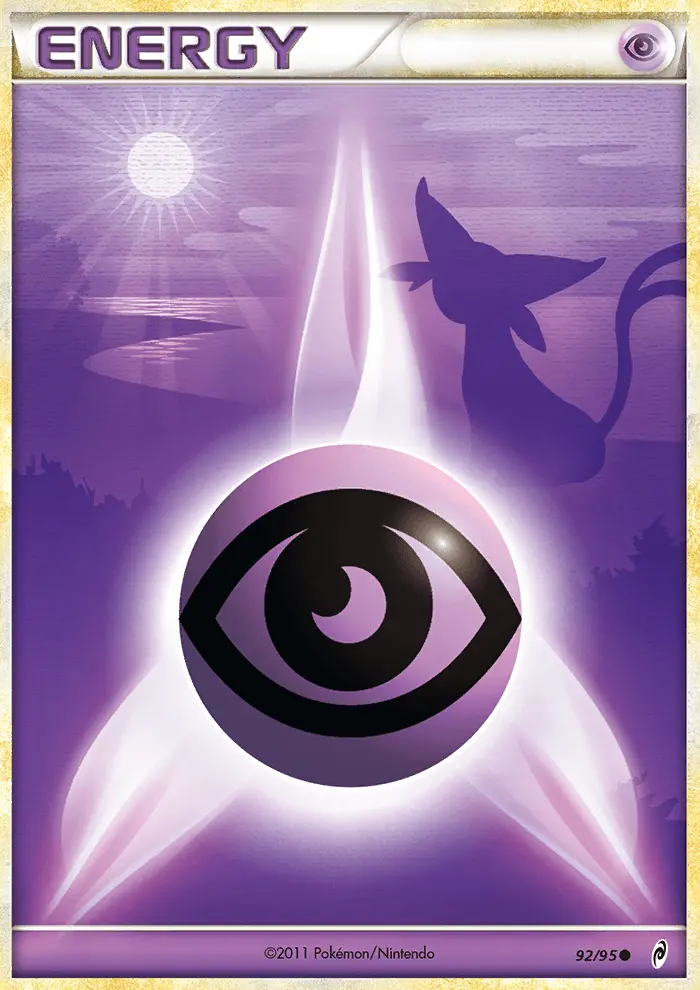 Psychic Energy Common Pokemon card #92 from Call of Legends