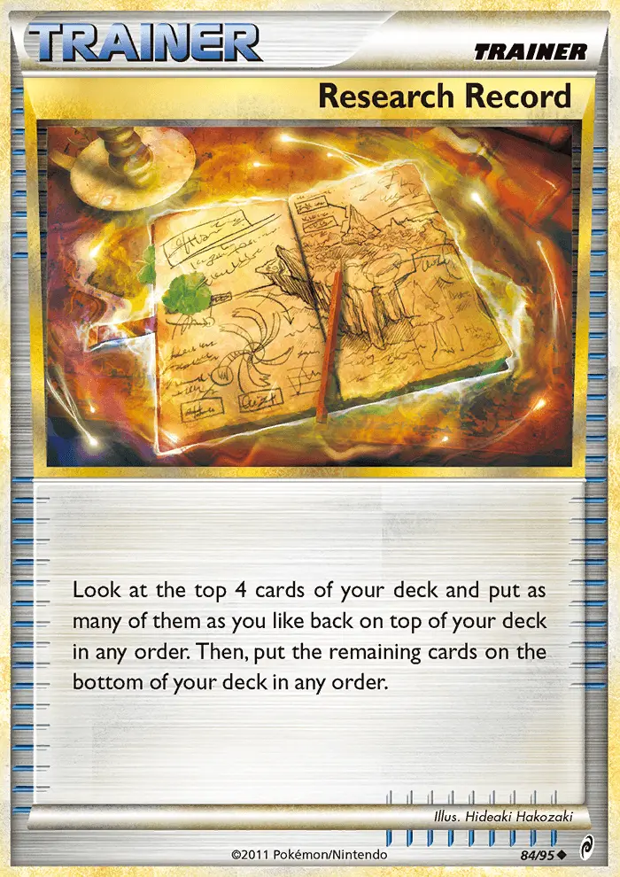 Research Record Uncommon Pokemon card #84 from Call of Legends
