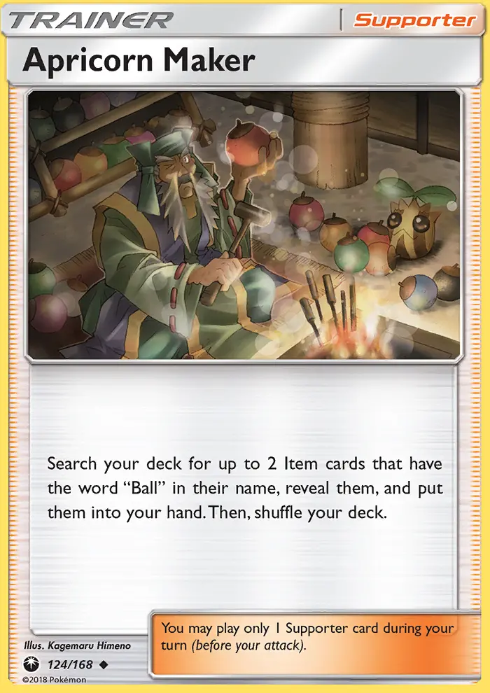 Apricorn Maker Uncommon Pokemon card #124 from Celestial Storm