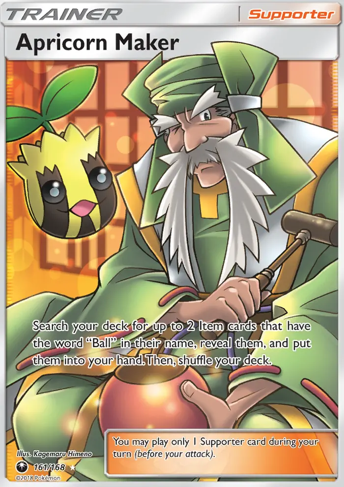Apricorn Maker Ultra Rare Pokemon card #161 from Celestial Storm