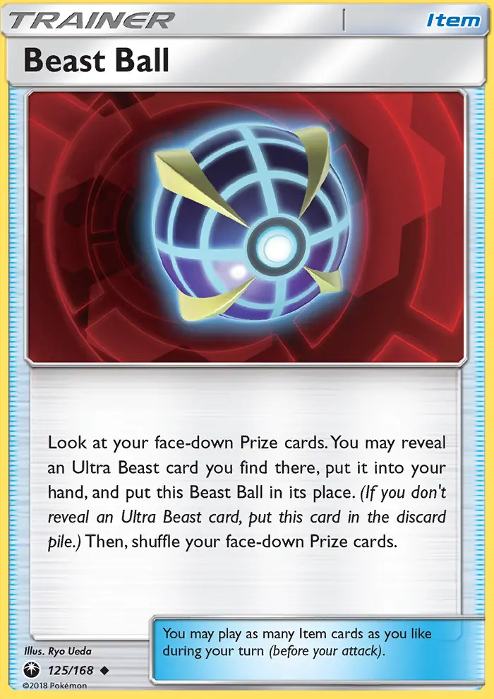 Beast Ball Uncommon Pokemon card #125 from Celestial Storm