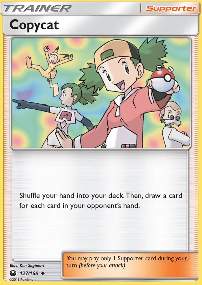 Copycat Uncommon Pokemon card #127 from Celestial Storm