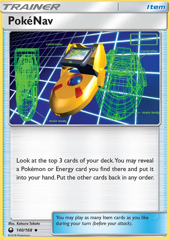 PokéNav Uncommon Pokemon card #140 from Celestial Storm