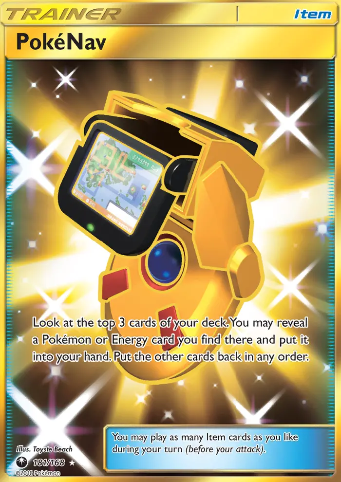 PokéNav Secret Rare Pokemon card #181 from Celestial Storm