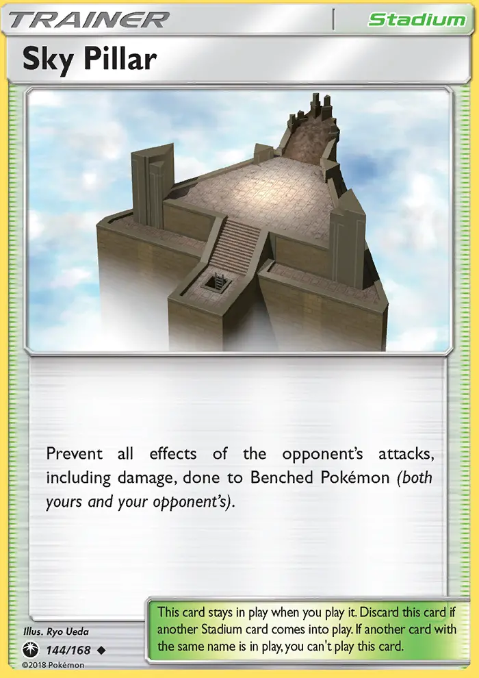 Sky Pillar Uncommon Pokemon card #144 from Celestial Storm