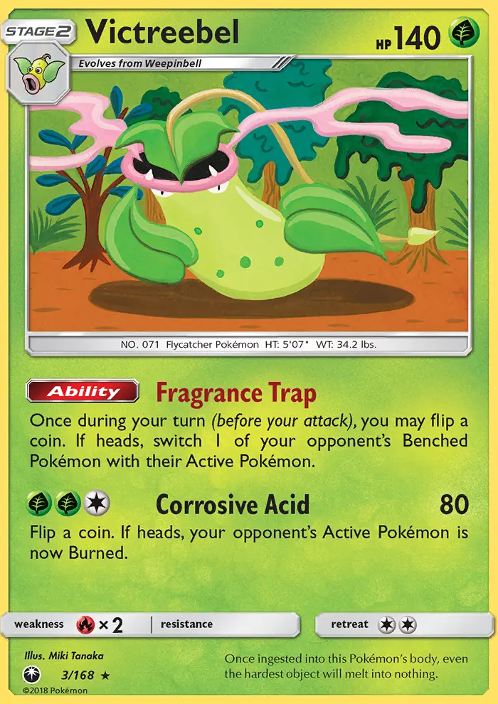 Victreebel Rare Pokemon card #3 from Celestial Storm
