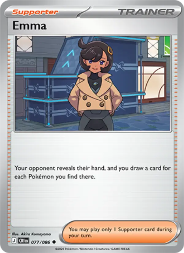 Emma Uncommon Pokemon card #077 from Chaos Rising