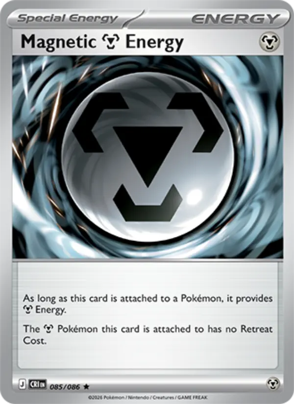 Magnetic Metal Energy Rare Pokemon card #085 from Chaos Rising