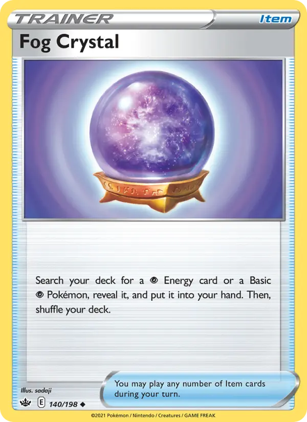 Fog Crystal Uncommon Pokemon card #140 from Chilling Reign