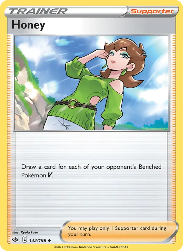 Honey Uncommon Pokemon card #142 from Chilling Reign