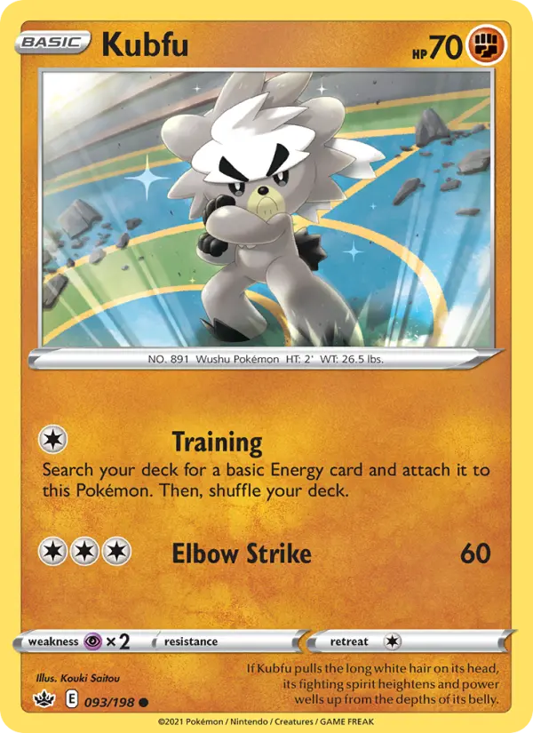 Kubfu Pokemon card artwork