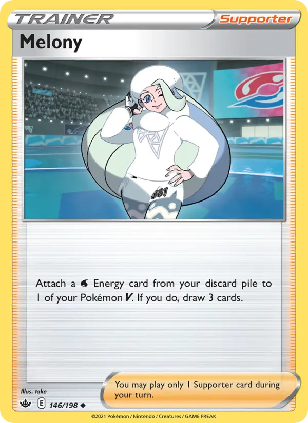 Melony Uncommon Pokemon card #146 from Chilling Reign
