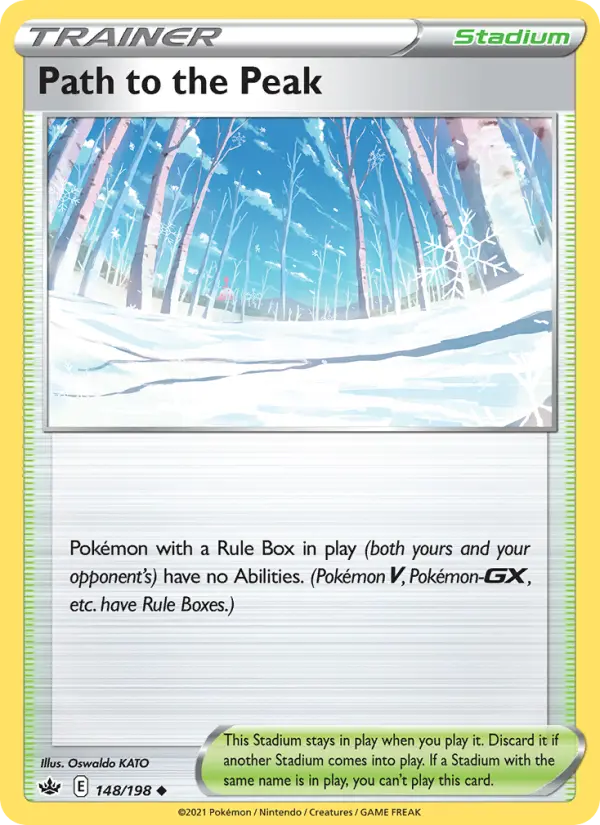 Path to the Peak Uncommon Pokemon card #148 from Chilling Reign