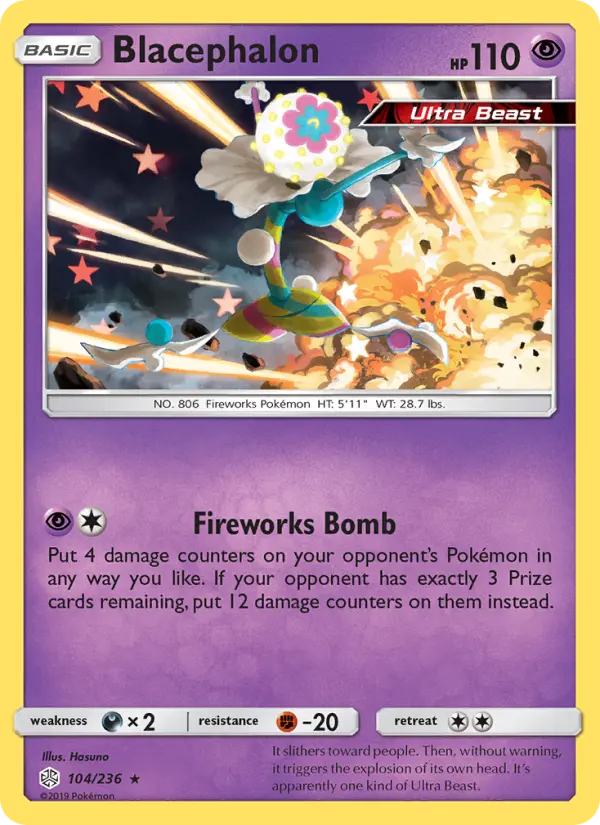 Blacephalon Pokemon card artwork