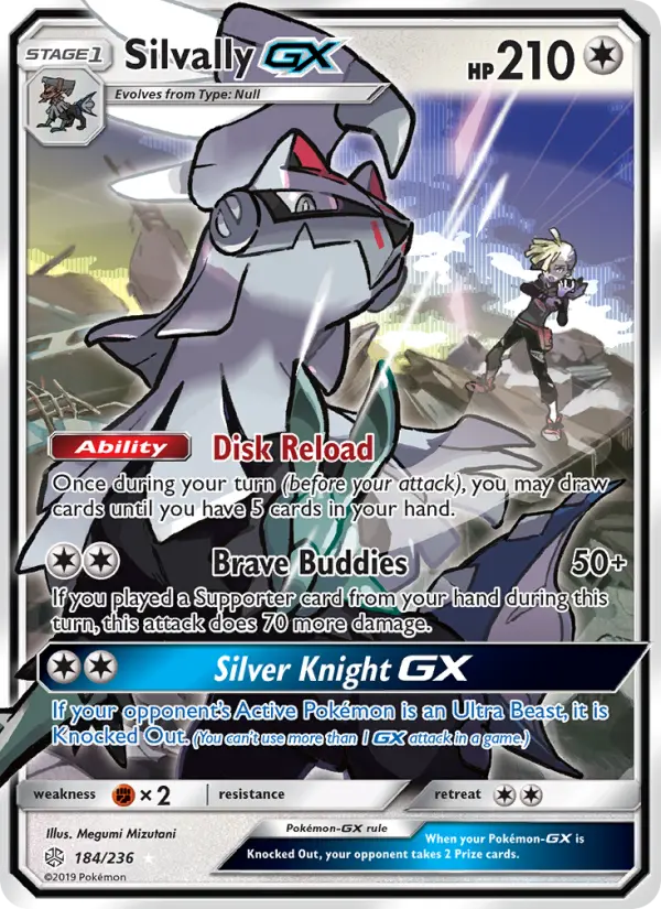 Silvally Pokemon card artwork