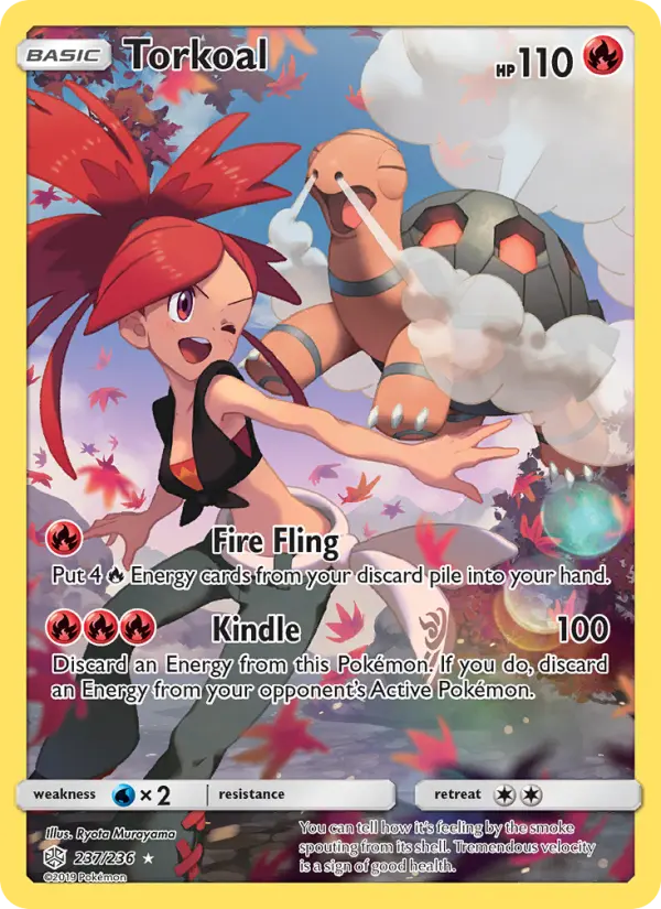 Sun & Moon representative Pokemon card artwork