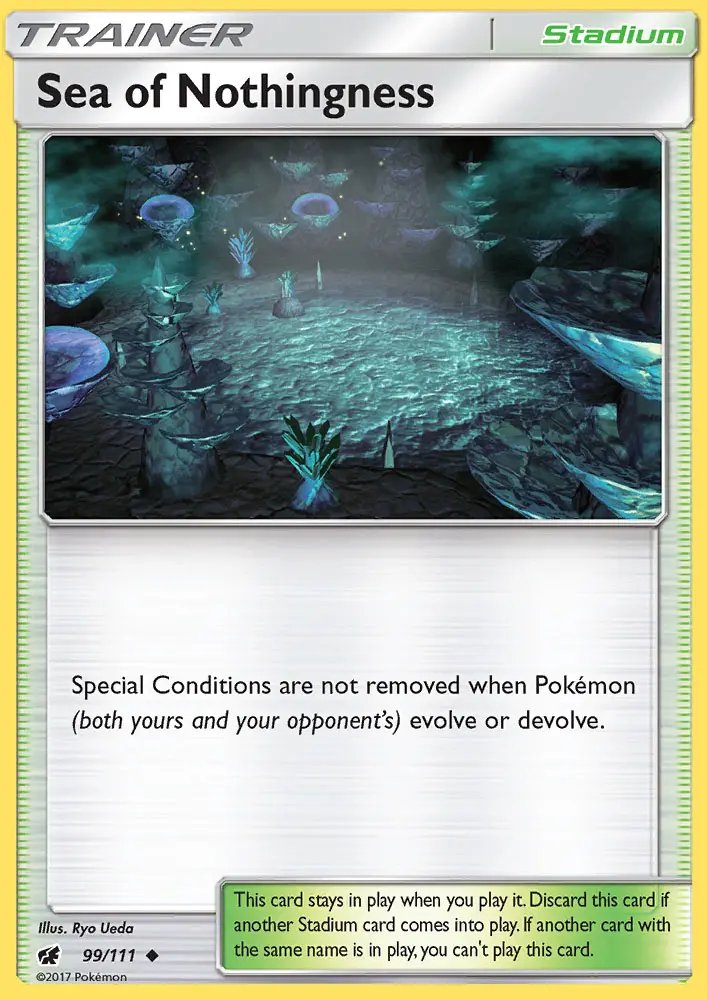 Sea of Nothingness Uncommon Pokemon card #99 from Crimson Invasion