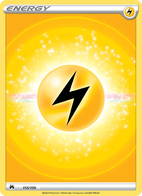 Lightning Energy Ultra Rare Pokemon card #155 from Crown Zenith