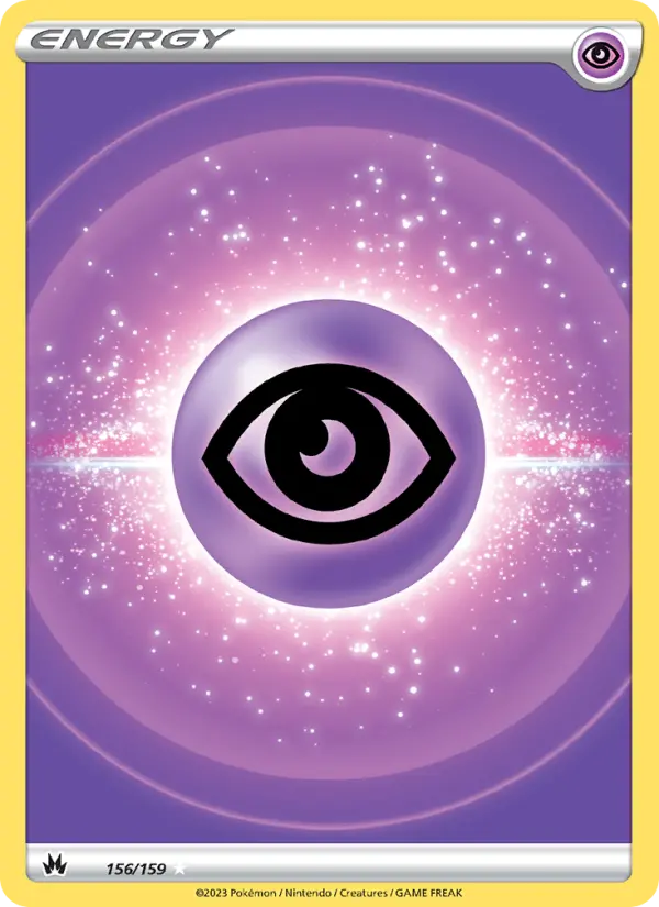Psychic Energy Ultra Rare Pokemon card #156 from Crown Zenith