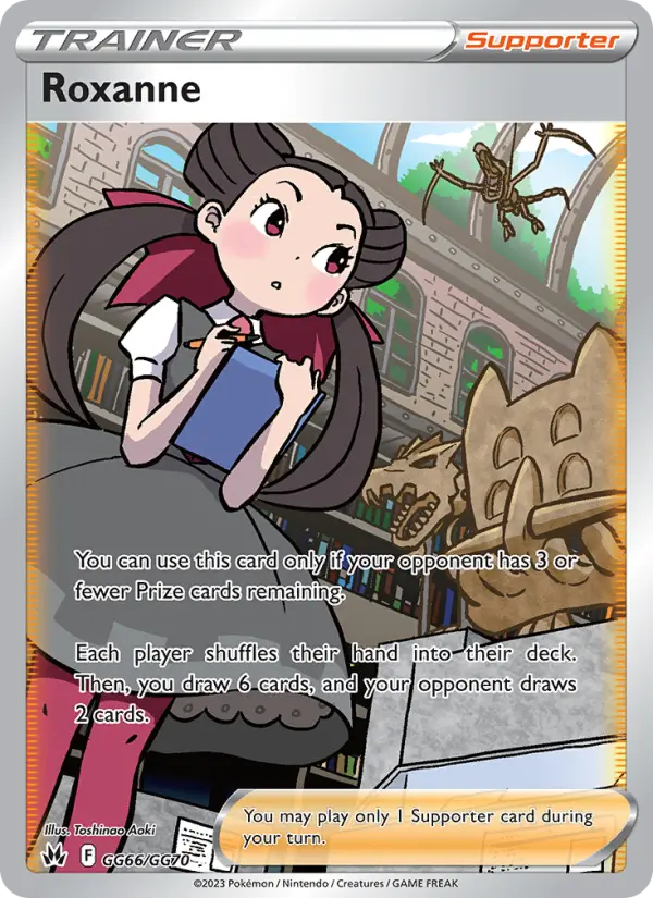 Roxanne Ultra Rare Pokemon card #GG66 from Crown Zenith