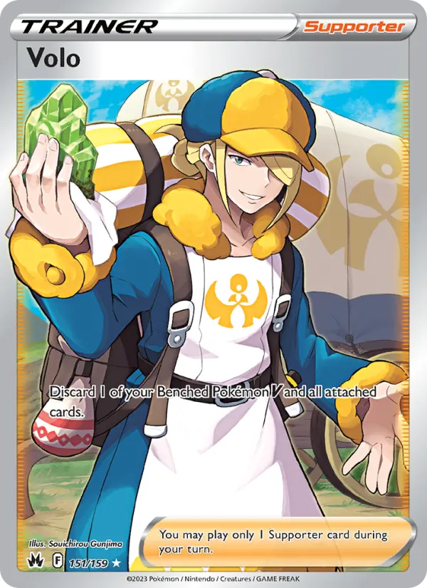 Volo Ultra Rare Pokemon card #151 from Crown Zenith