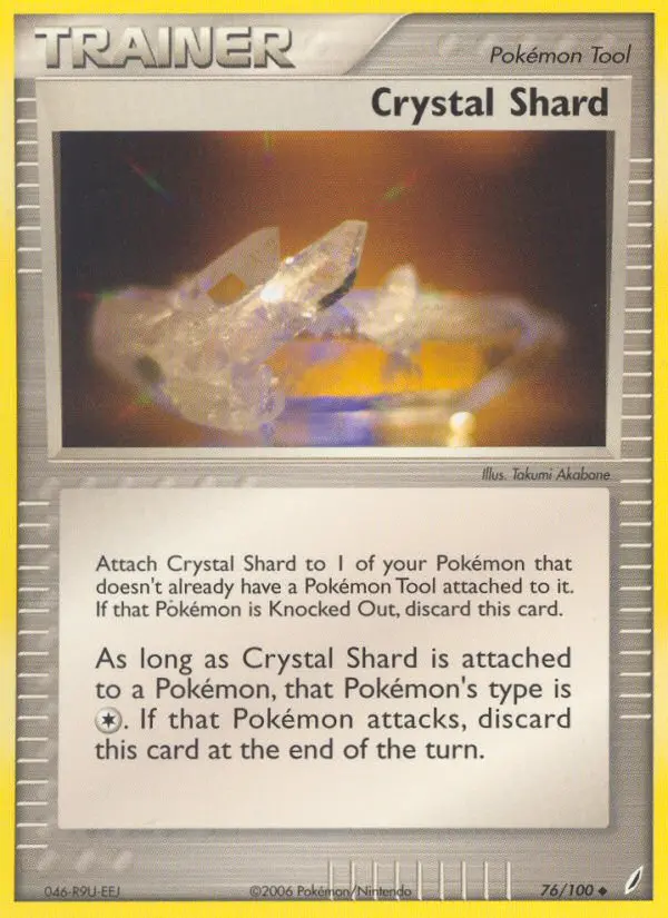 Crystal Shard Uncommon Pokemon card #76 from Crystal Guardians