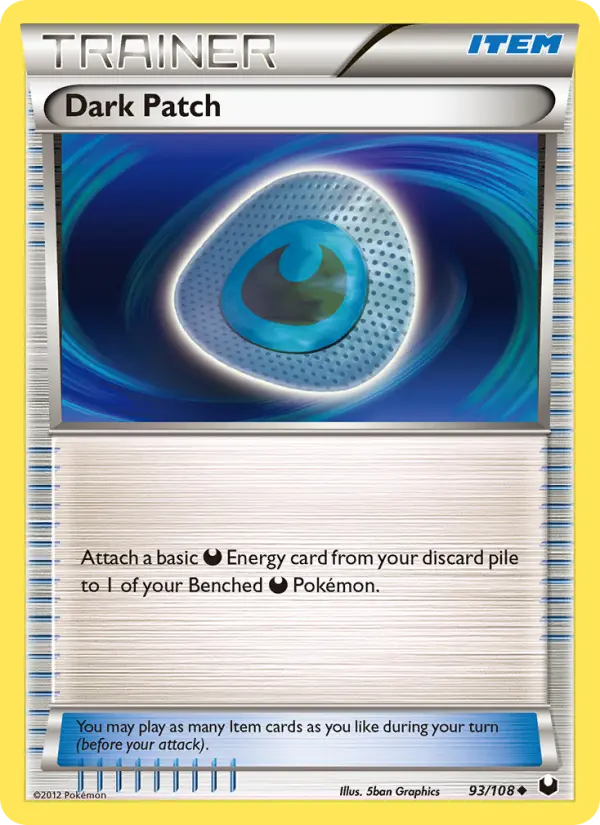 Dark Patch Uncommon Pokemon card #93 from Dark Explorers