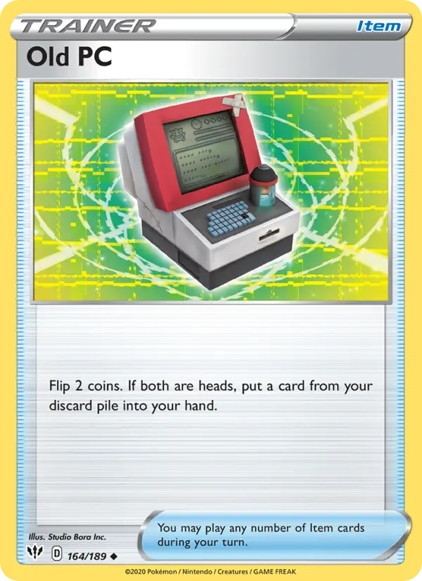 Old PC Uncommon Pokemon card #164 from Darkness Ablaze