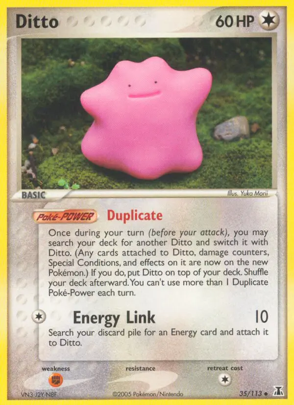 Ditto Uncommon Pokemon card #35 from Delta Species
