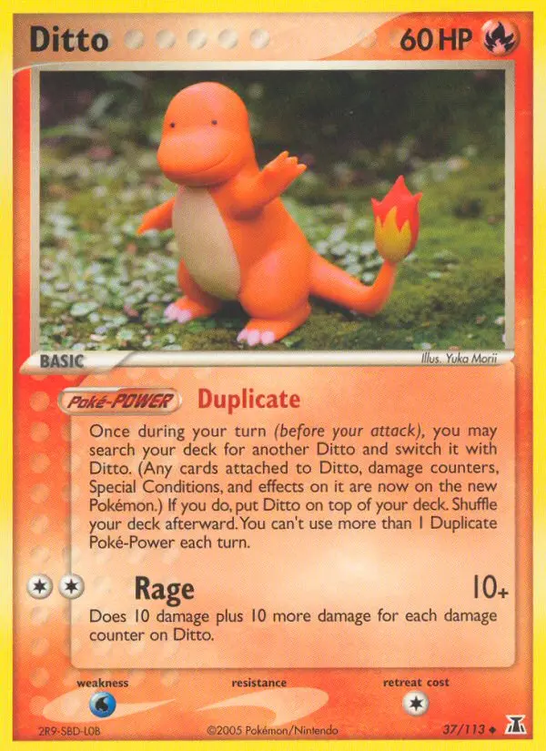 Ditto Uncommon Pokemon card #37 from Delta Species