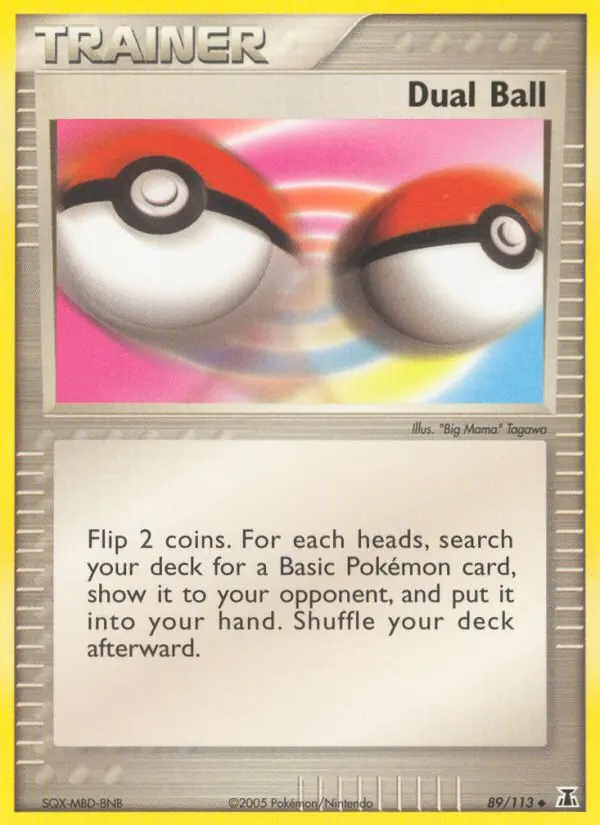 Dual Ball Uncommon Pokemon card #89 from Delta Species