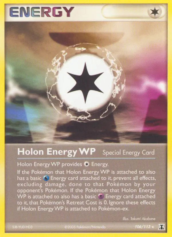 Holon Energy WP Rare Pokemon card #106 from Delta Species