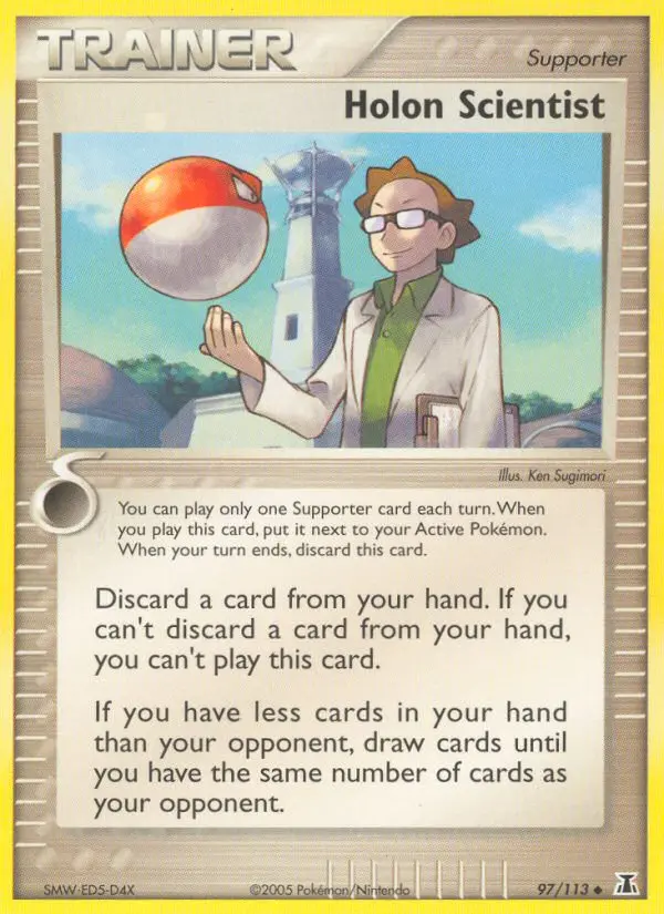 Holon Scientist Uncommon Pokemon card #97 from Delta Species