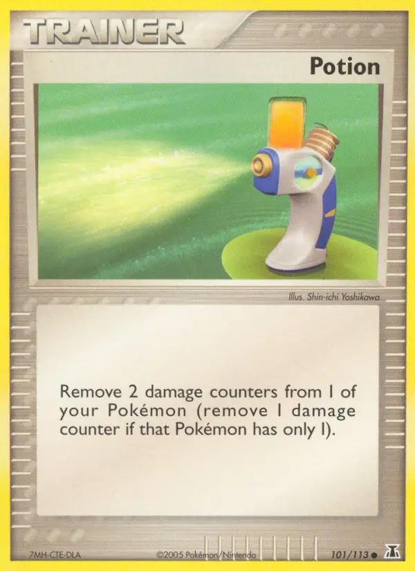 Potion Common Pokemon card #101 from Delta Species